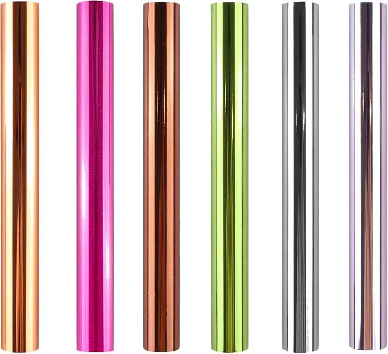 6-Color Metallic Foil Paper for Arts and Crafts