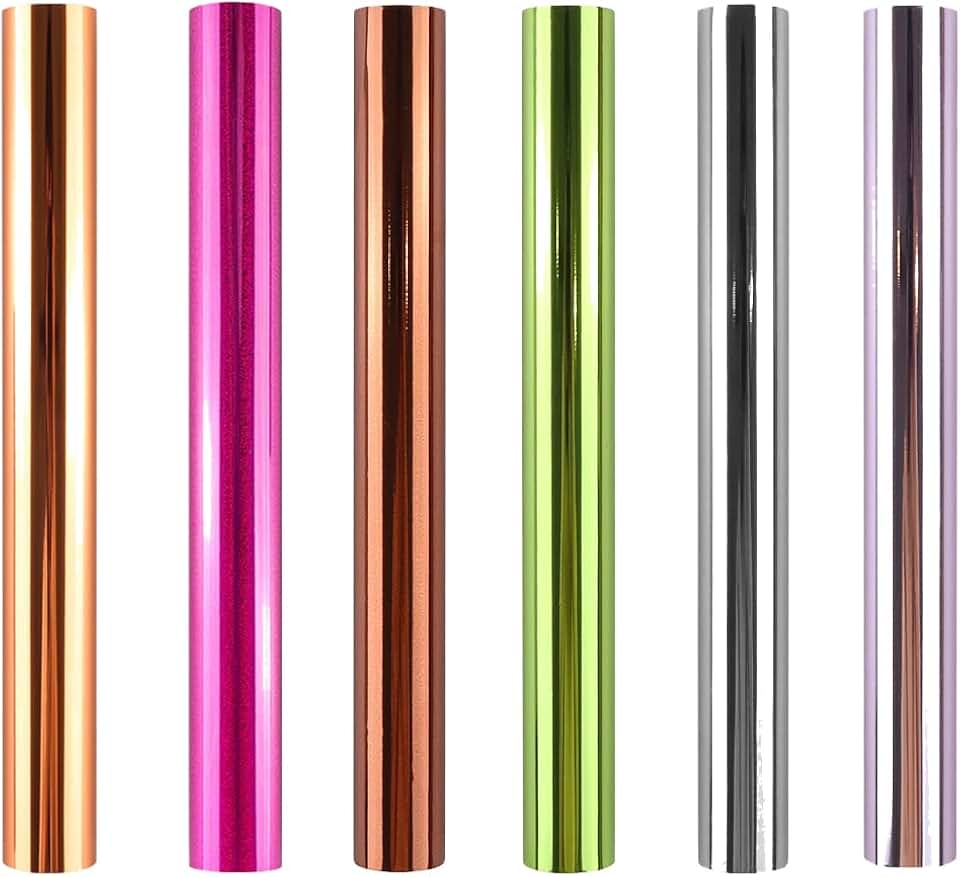 6-Color Metallic Foil Paper for Arts and Crafts