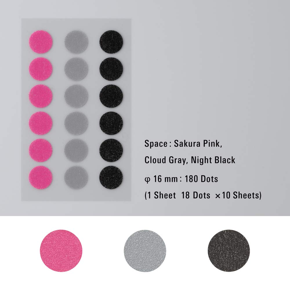 Round Shuffle Space, 0.6 inch (16 mm)