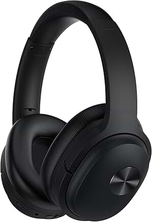 Wireless Over-Ear Noise Cancelling Headphones with Deep Bass