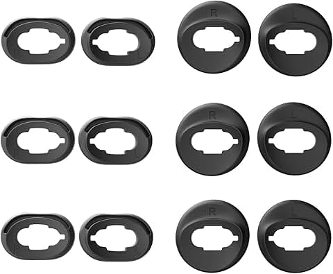Six Pairs Silicone Ear Tips for Earbuds