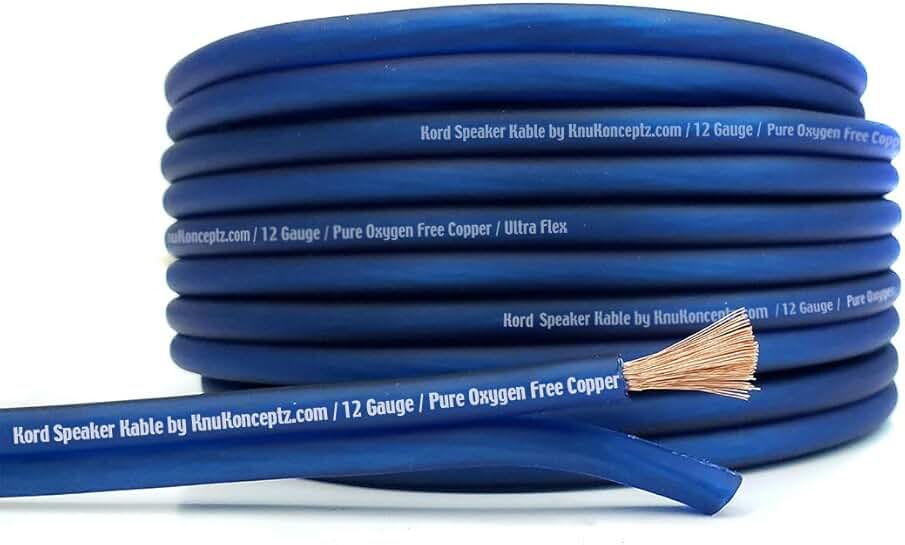 12 Gauge Copper Speaker Wire, 100 Feet