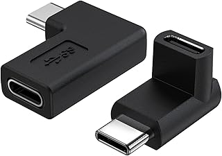2-Pack 90° USB C Adapter for Laptop and Phone