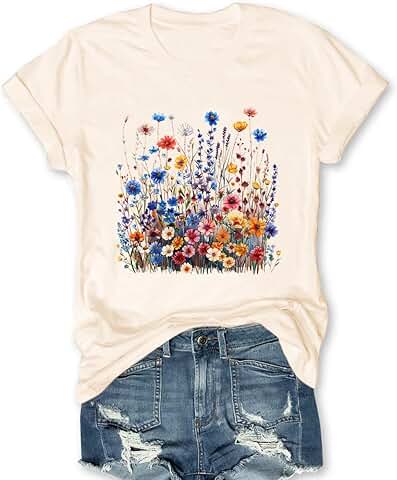 Women’s Vintage Short Sleeve Graphic T-Shirt