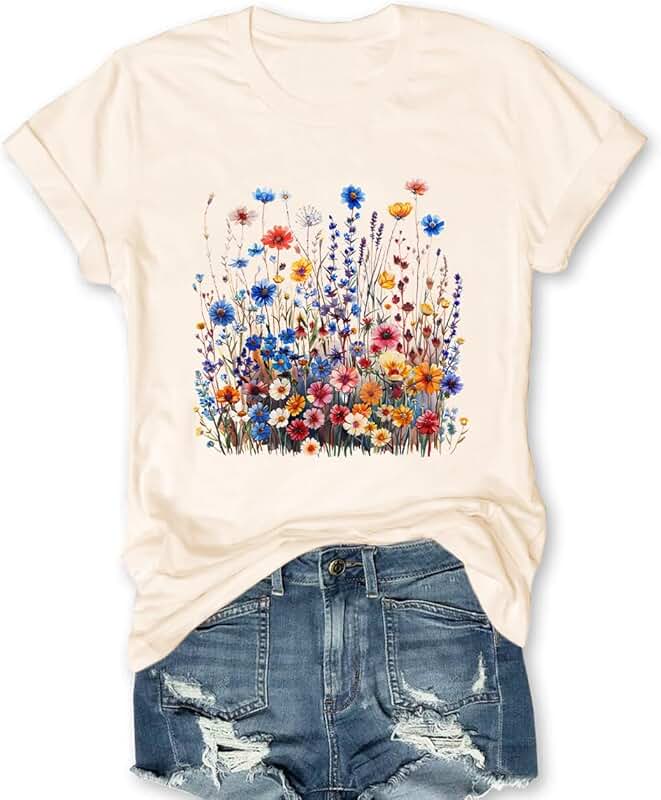 Women’s Vintage Short Sleeve Graphic T-Shirt