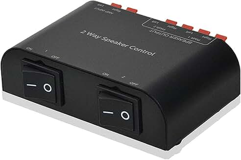 2-Channel Speaker Switcher with Terminal Claps
