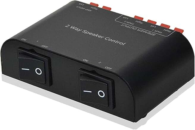 2-Channel Speaker Switcher with Terminal Claps