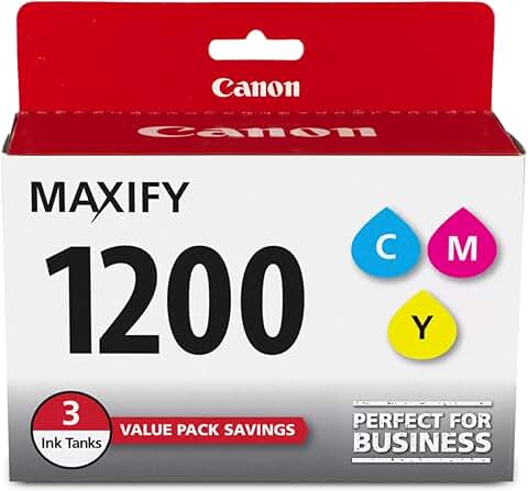Three-Color Ink Multi Pack for Inkjet Printers