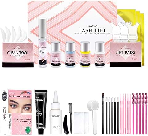 Lash Lift and Black Kit for Eyelash and Eyebrow Coloring