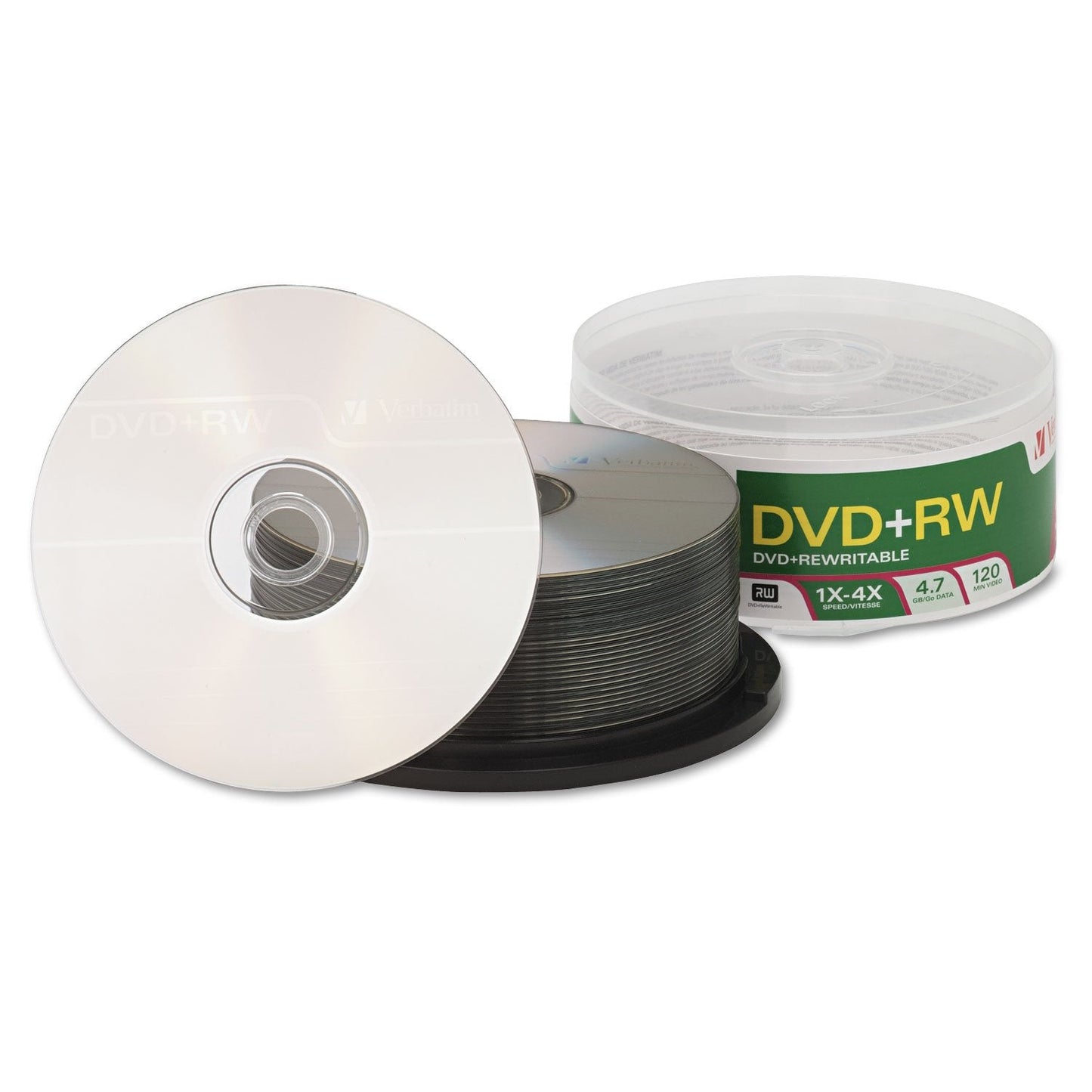 DVD+Rw Discs 4.7Gb 4X Spindle 30/Pack Ver94834