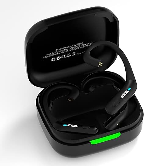 Bluetooth 5.2 Adapter with Mic and Waterproof Ear Hook