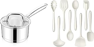 8-Piece Kitchen Silicone Utensil Set, Heat Resistant, Dishwasher Safe