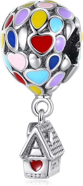 Sterling Silver Birthday and Anniversary Charm for Bracelets and Necklaces