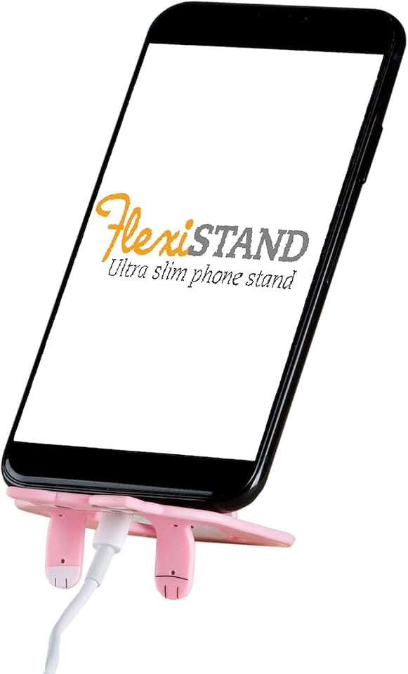 Compact adjustable phone stand for readers and writers