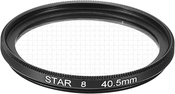 40.5mm Starburst Lens Filter for Night Photography