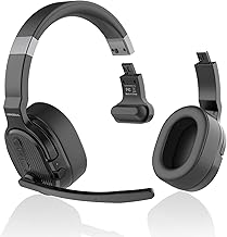 Wireless Bluetooth Headset with Microphone and Noise Cancellation