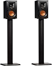 Universal Floor Speaker Stands with Vibration Absorption