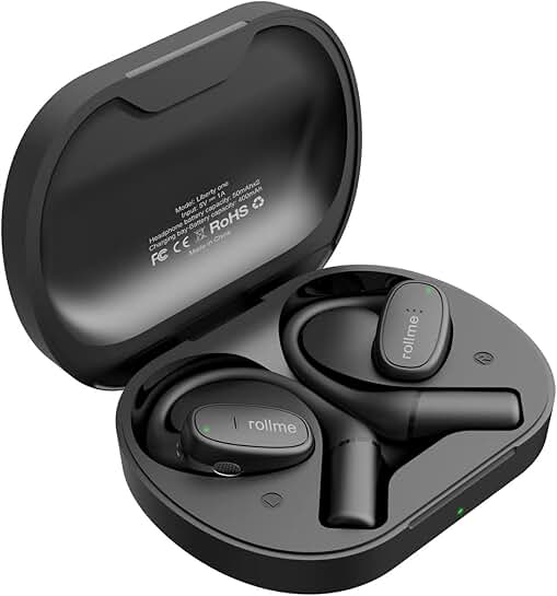 Wireless Open Ear Headphones with Earhooks and 30HRS Playtime