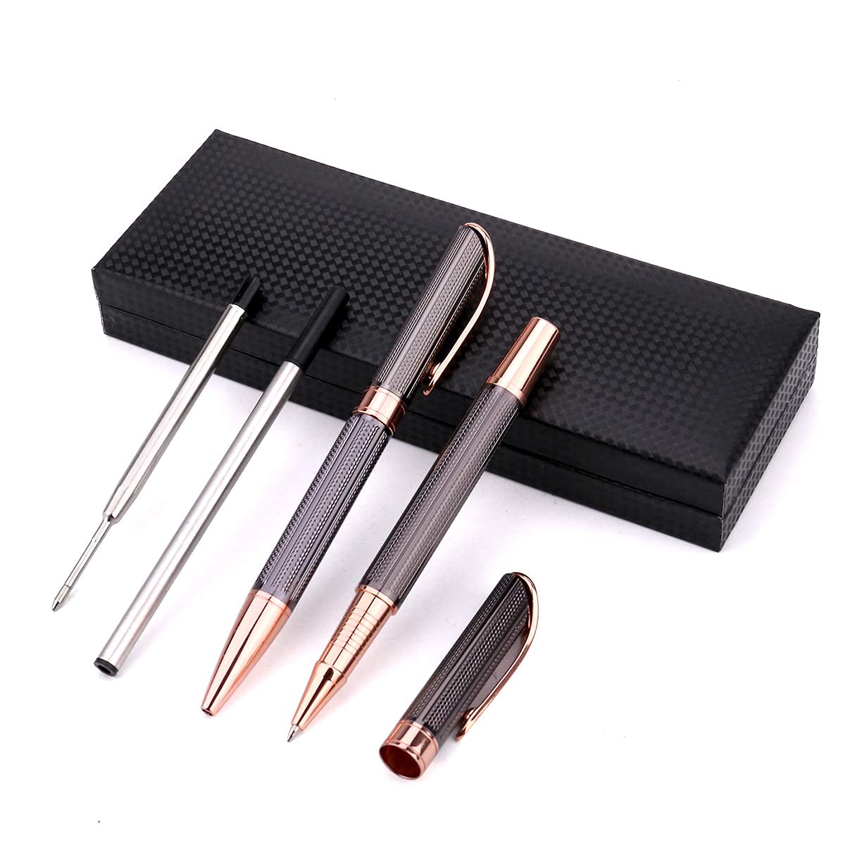 Stylish Metal Pen Set with Extra Refills