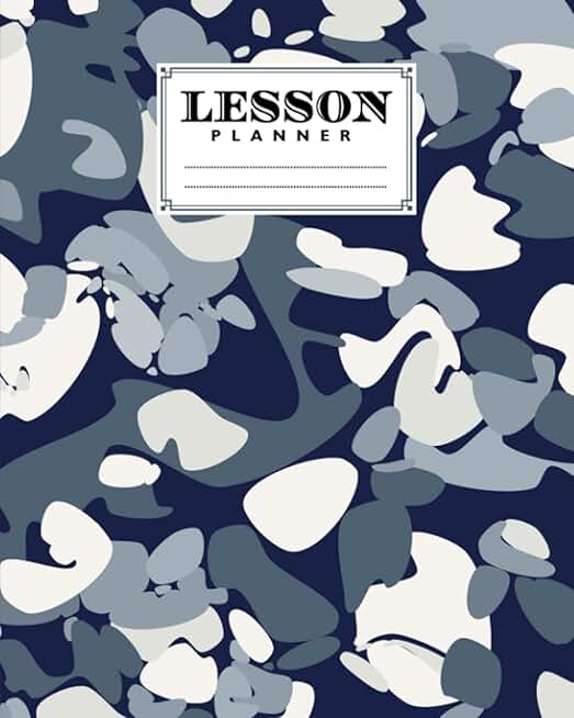 Elementary and high school lesson planner with 121 pages