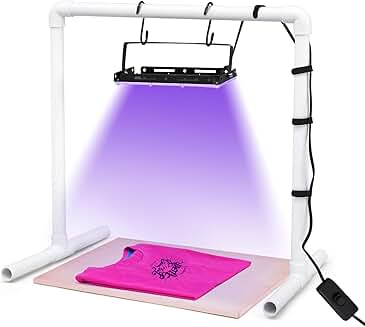 Screen Printing Kit with LED UV Light and Accessories
