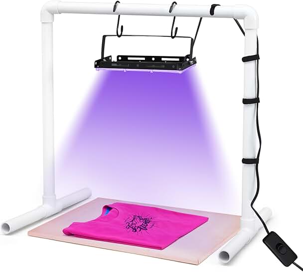 Screen Printing Kit with LED UV Light and Accessories
