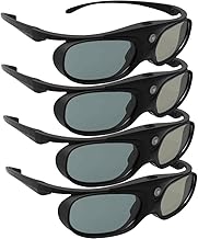Rechargeable 3D Glasses for DLP-Link Projectors (4 Pack)