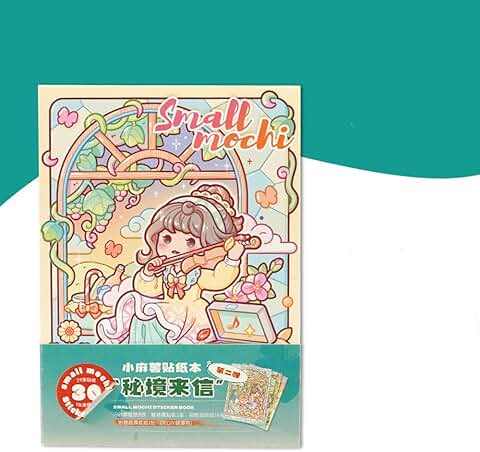 30 Cute Cartoon Girl Mochi Stickers for Crafts