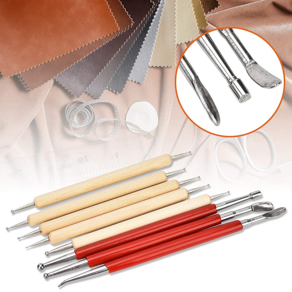 LeatherCraft Pro Carving Kit for Leather DIY Projects