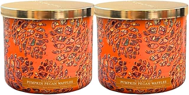 Pumpkin Pecan Waffles Scented Candle Set
