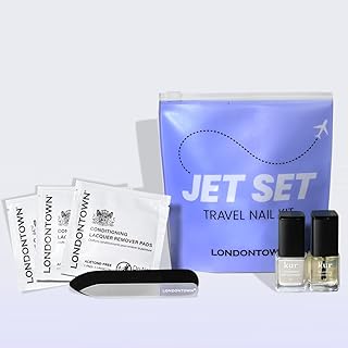 Travel Nail Kit with Concealer, Oil, Remover, and File