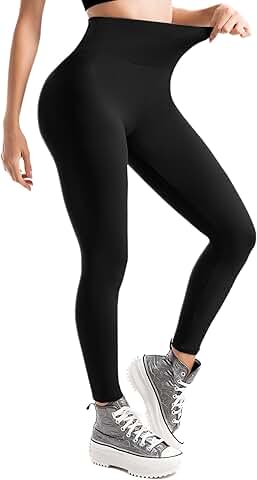High Waist No See Through Workout Yoga Leggings for Women