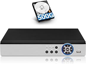 5MP 8-Channel CCTV DVR with 500G HDD and AI Detection