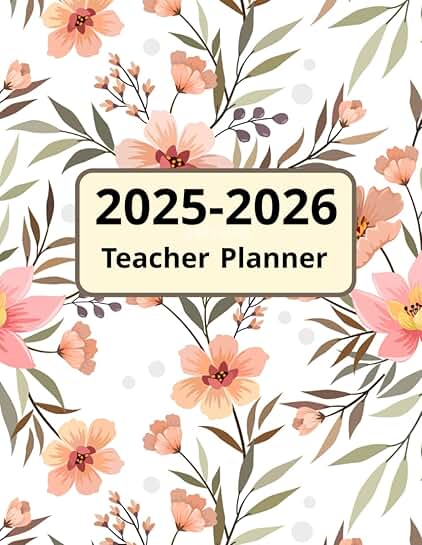 Teacher Planner 2025 with Daily, Weekly, Monthly Pages