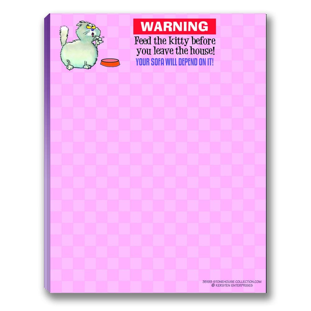 Assorted Funny Cat Note Pads for Cat Lovers