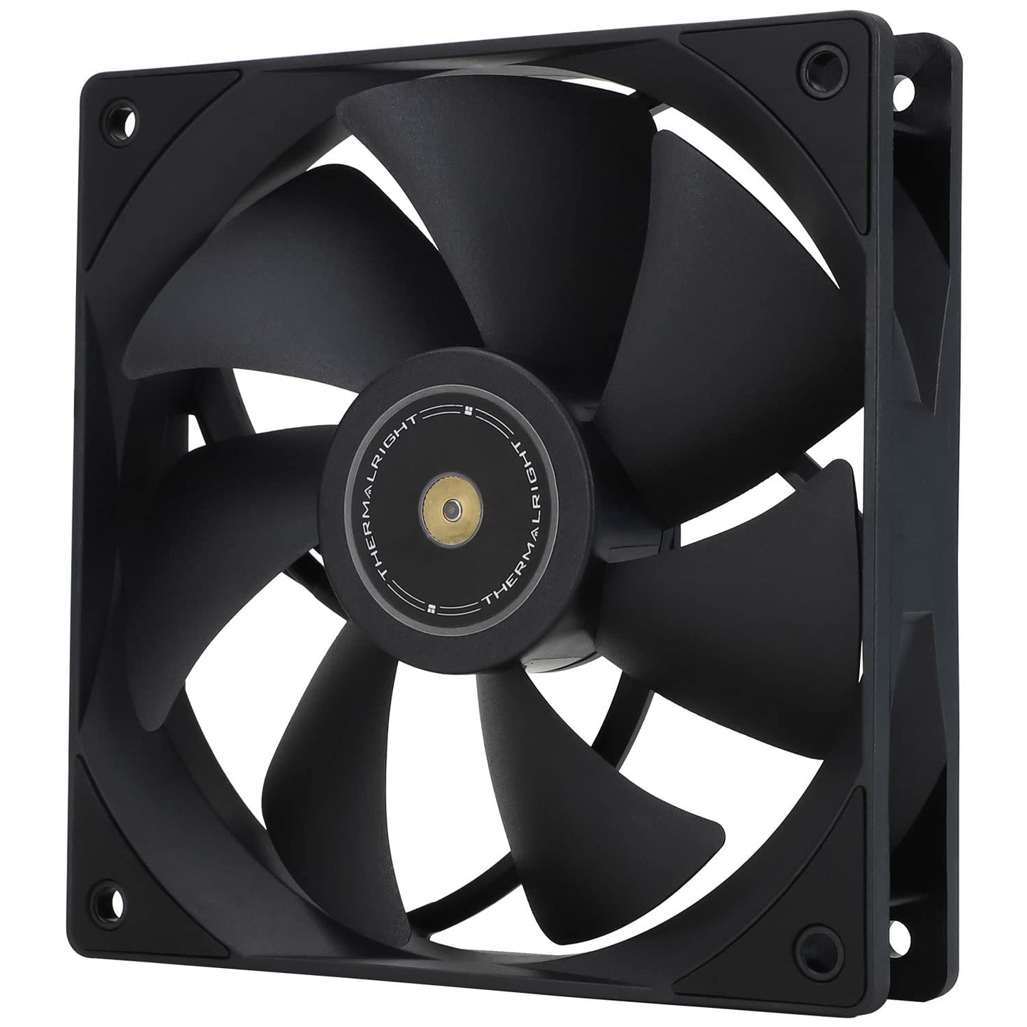 120mm Silent CPU Cooler Fan with PWM, Black
