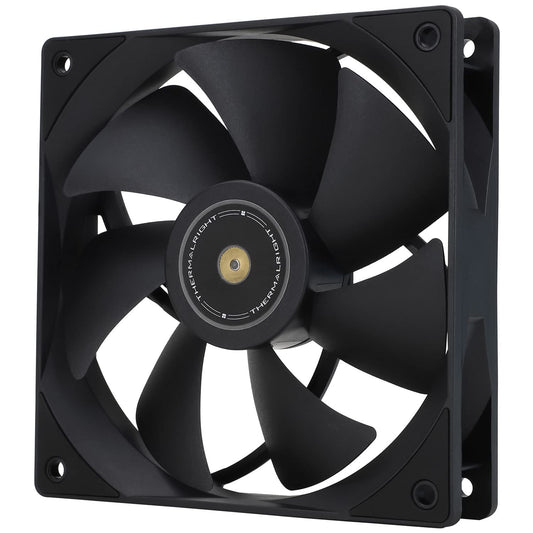 120mm Silent CPU Cooler Fan with PWM, Black