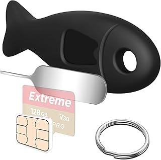 SIM Card Holder with Eject Pins and Needle Opener