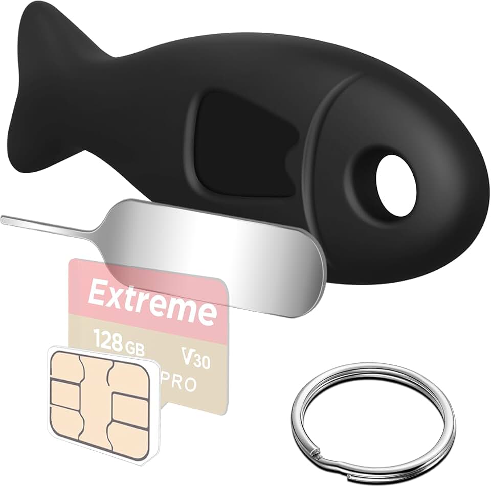 SIM Card Holder with Eject Pins and Needle Opener