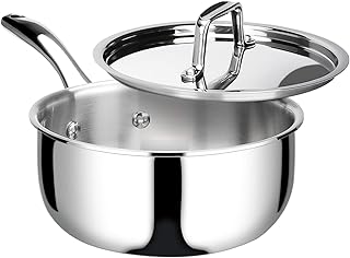 3 Quart Stainless Steel Saucepan with Lid