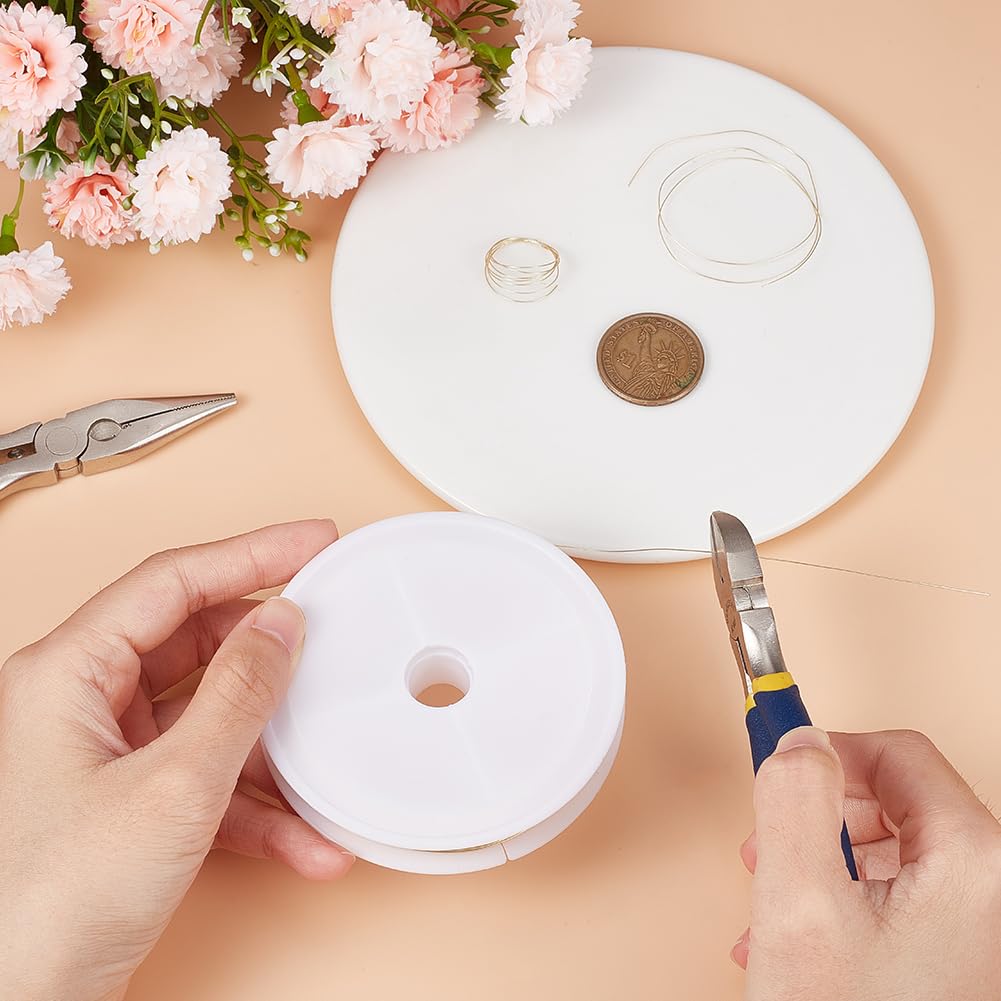 28 Gauge Gold Plated Bead Wire for Jewelry Making