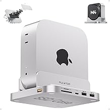 Vertical USB-C Hub with 4TB SSD Enclosure and Card Slots