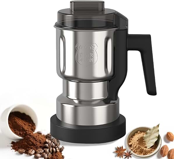 Electric Coffee and Spice Grinder with 304 Stainless Steel Blades