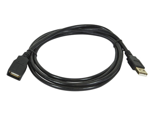 15-Foot USB 2.0 A Male to Female Extension Cable Black