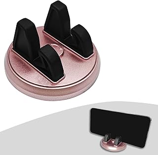 Car Dashboard Phone Holder with 360° Rotation in Pink
