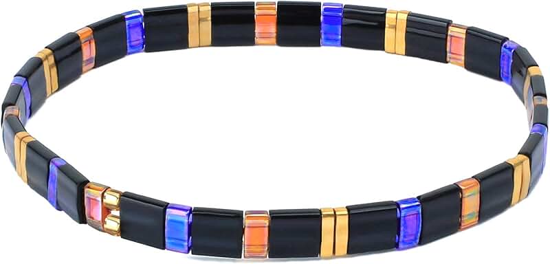 Colorful Elastic Friendship Bracelets for Summer