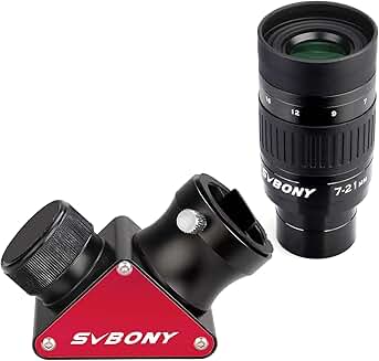 Dielectric Mirror Star Diagonal and 7-21mm Zoom Eyepiece