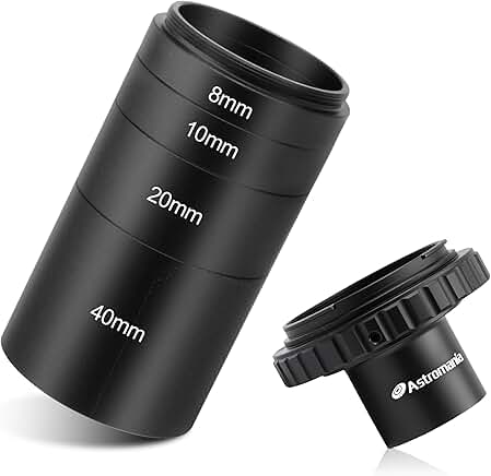 T-Ring and Extension Tube Kit for Canon EOS Cameras