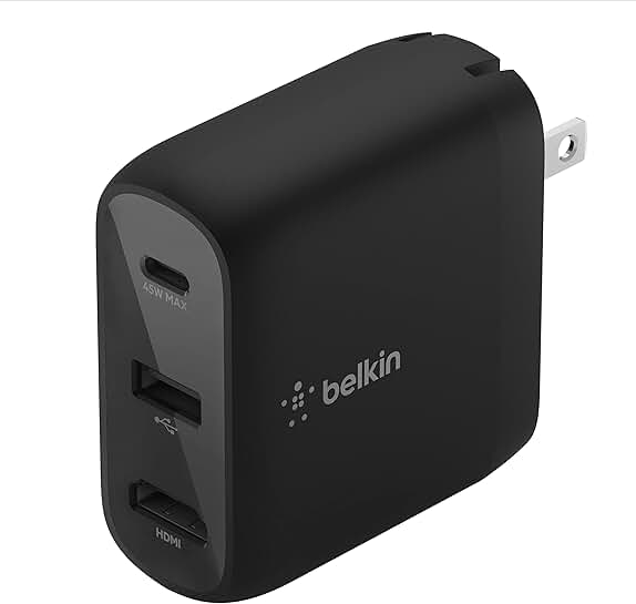 Portable 45W Docking Station with HDMI for Travel