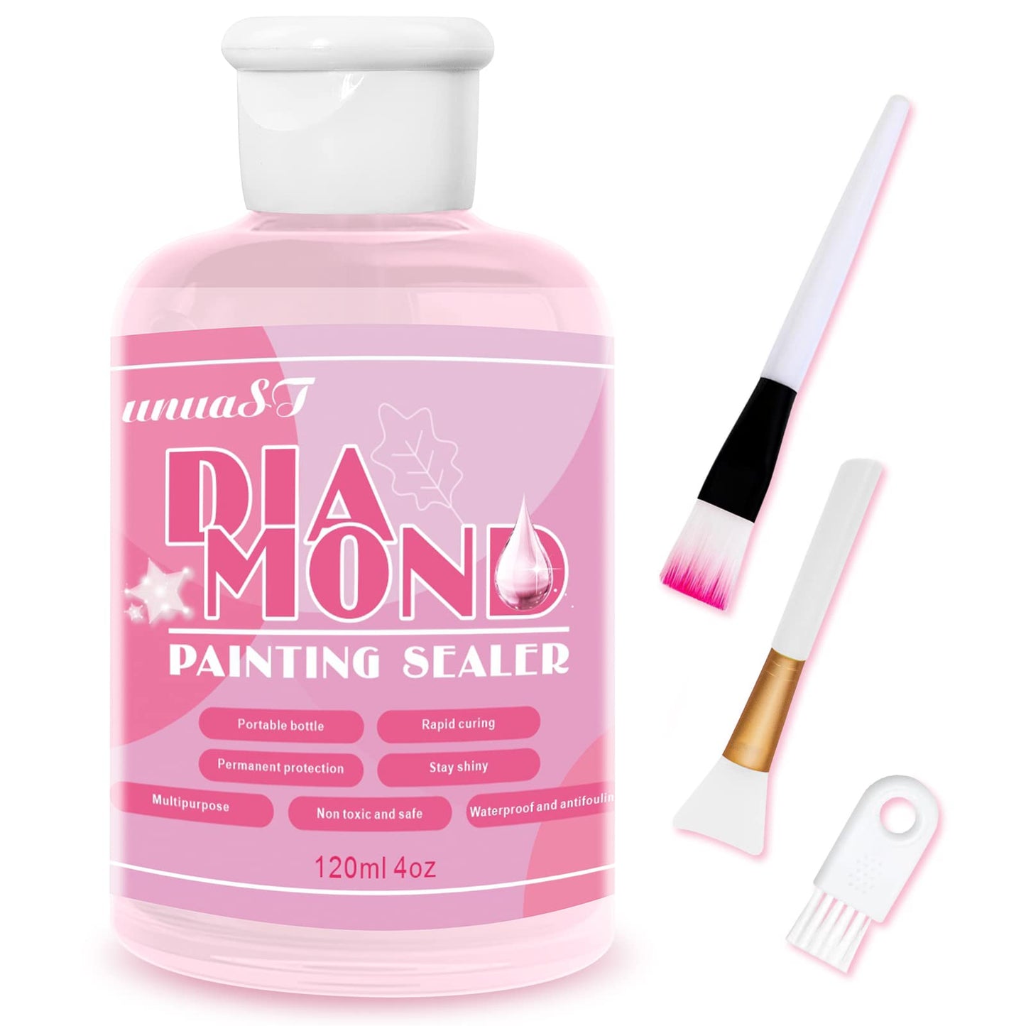Diamond Painting Sealer Kit 4oz Clear Protects and Enhances